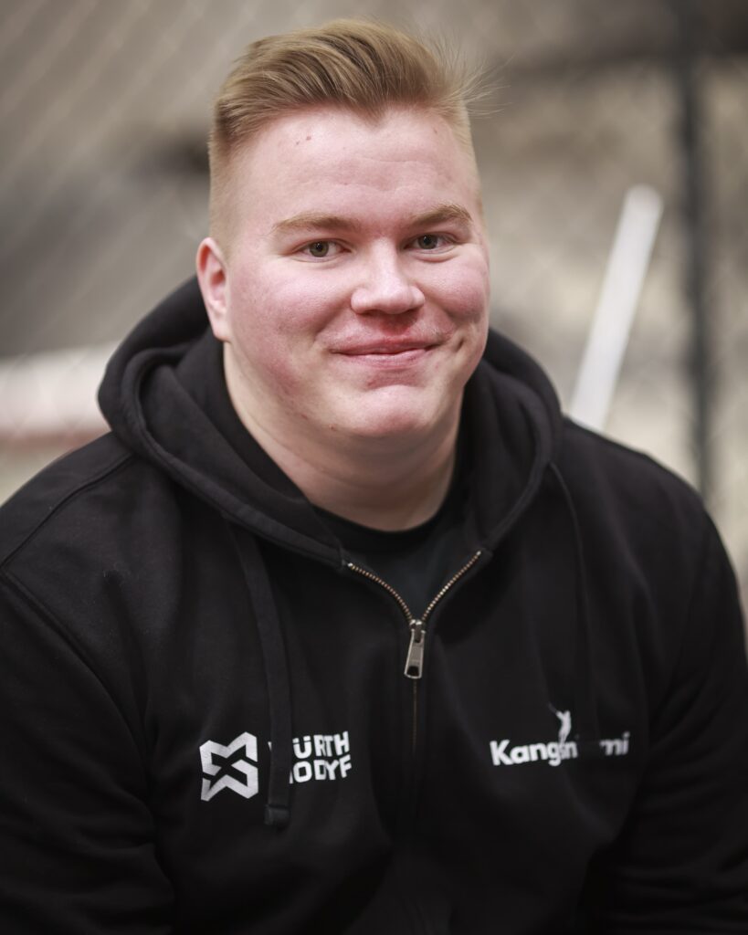 Kuvassa Aatu Kangasniemi