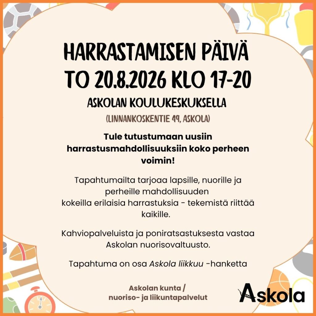 Harrastamisenpäivän mainoskuva