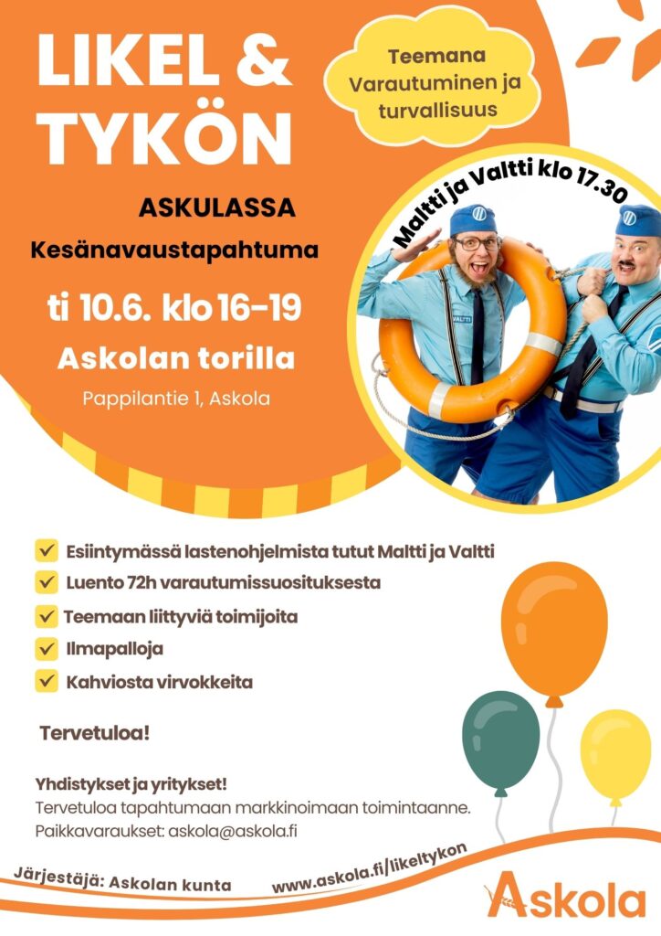 likel tykön kesätapahtuman mainos
